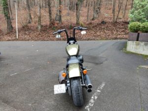 Harley-Davidson FXBB Umbau Burleigh Tieferlegung