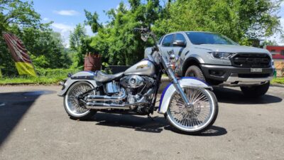 Softail Deluxe Chicano Mexican Style Apehanger BigSpokes