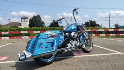 Chicano Style Harley-Davidson Road King Bagger Custom Painting