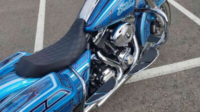 Harley-Davidson Road King Chicano Bagger Carlini Apehanger Fishtails