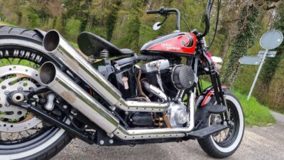 Harley-Davidson Springer Cross Bones Bobber umbau