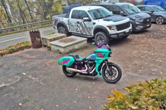 Harley Davidson FXLRST Low Rider ST im brachialen 80s Style