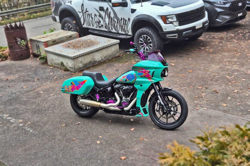 Harley Davidson FXLRST Low Rider ST im brachialen 80s Style