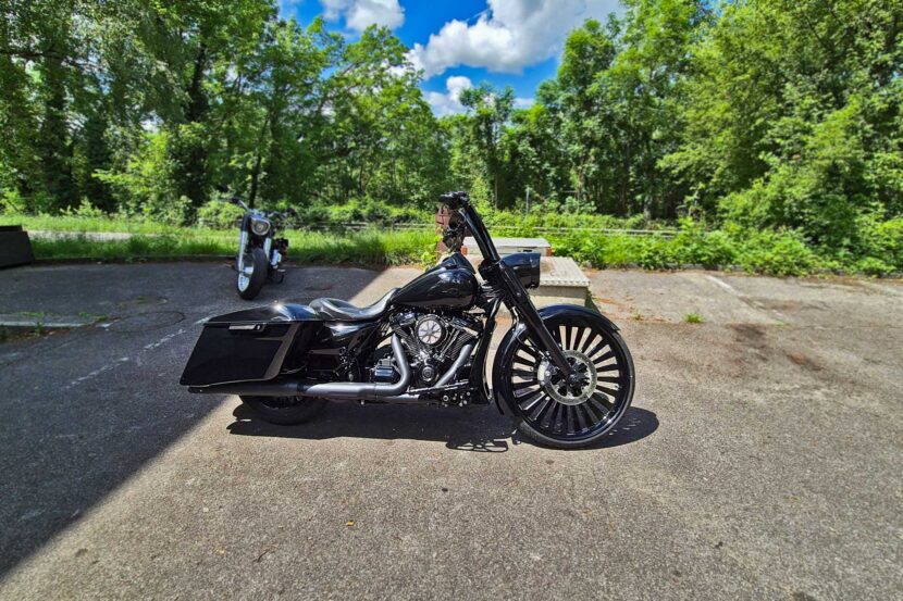 Harley-Davidson Bagger, SMT Wheels, Midland Luftfilter, Burleigh Higbhall Apehanger, BiwWheel