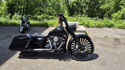 Harley-Davidson Bagger, SMT Wheels, Midland Luftfilter, Burleigh Higbhall Apehanger, BiwWheel